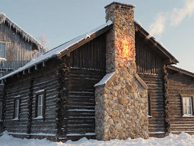 Какая сторона дома лучше всего подходит для камина в России?