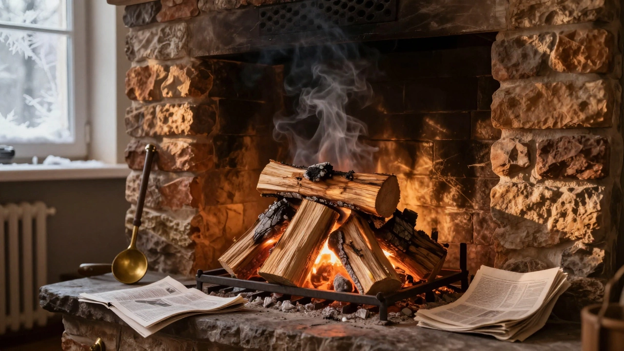 Как правильно топить камин, чтобы было тепло в доме