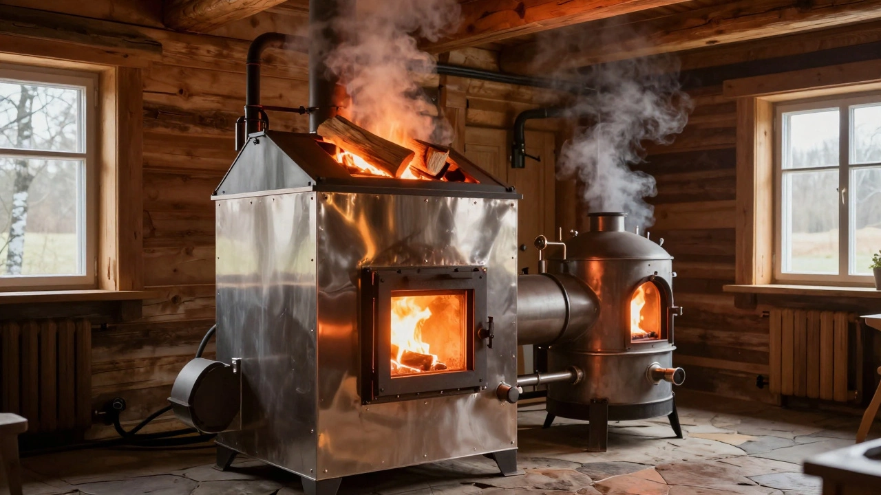 На чем работает пиролизный котел: принцип действия и отличия от газового