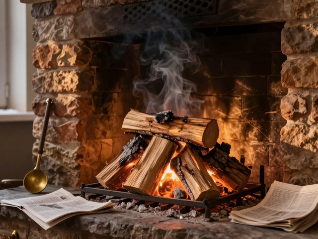 Как правильно топить камин, чтобы было тепло в доме